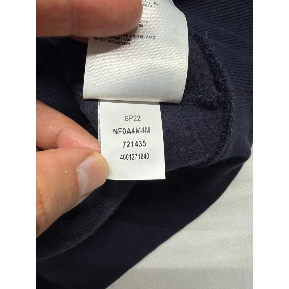 The North Face Hoodie Medium Navy Logo Pullover‎ Sweatshirt Casual Outdoor